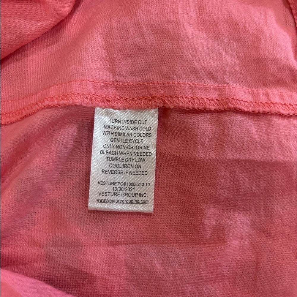 Zunie Girl Sleeveless Pink Floral Dress Size XL 14/16 - Picture 12 of 12